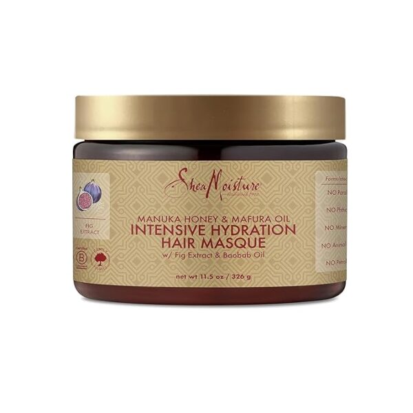 SheaMoisture Intensive Hydration Hair Masque Manuka Honey & Mafura Oil For Dry, Damaged Hair