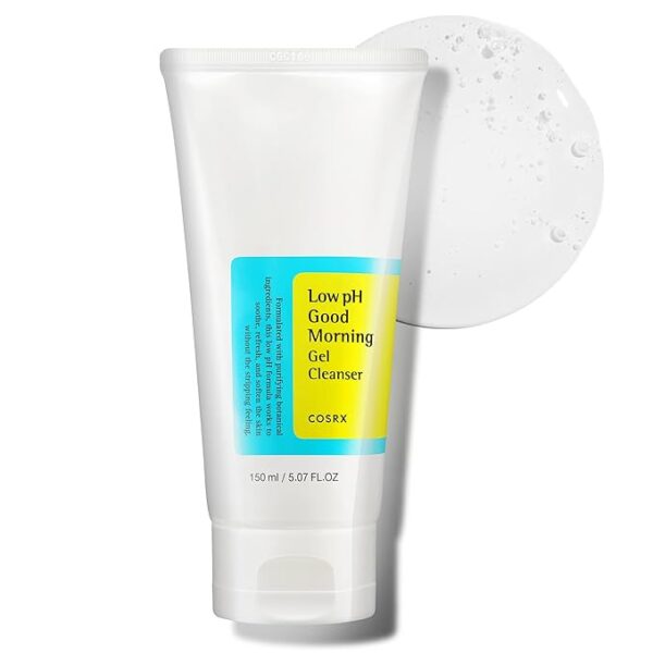 COSRX Low pH Good Morning Gel Face Cleanser, 5.07 fl oz, BHA Face Wash, Daily Mild Face Cleanser for Sensitive Skin