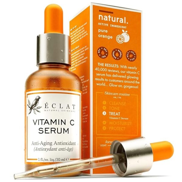 Vitamin C Face Serum - Dark Spot Remover Facial Serum, Vit C Serum with Hyaluronic Acid, Ferulic Acid