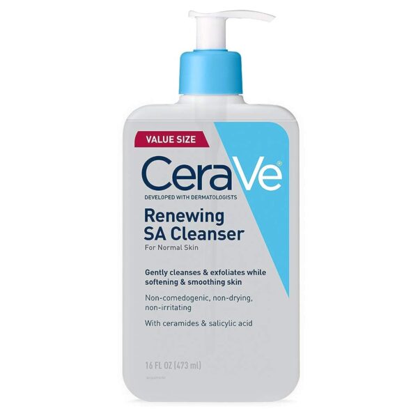 CeraVe Renewing Salicylic Acid Cleanser, Niacinamide, & Ceramides