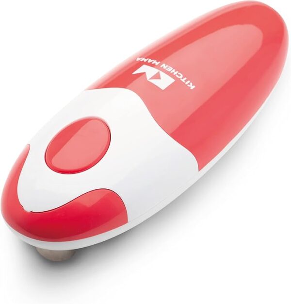 Kitchen Mama Auto Electric Can Opener: Open Your Cans with A Simple Press of Button - Automatic, Hands Free, Smooth Edge