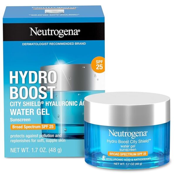 Neutrogena Hydro Boost Face Moisturizer with SPF 25, Hydrating Facial Sunscreen