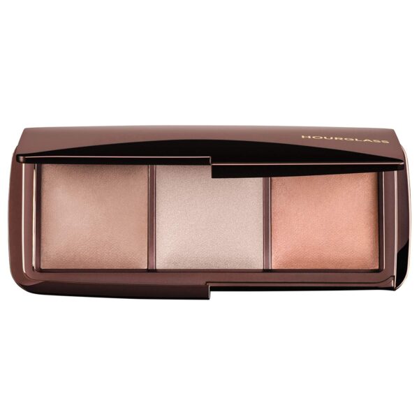 Hourglass Ambient Lighting Palette. Three-Shade Highlighting Palette for Your Best Complexion.
