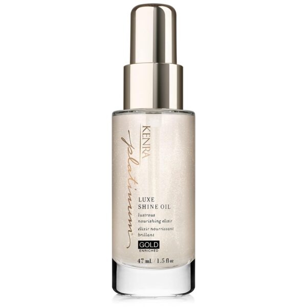 Kenra Platinum Luxe Shine Oil | Gold Enriched Nourishing Elixir |Enhances Shine & Manageability