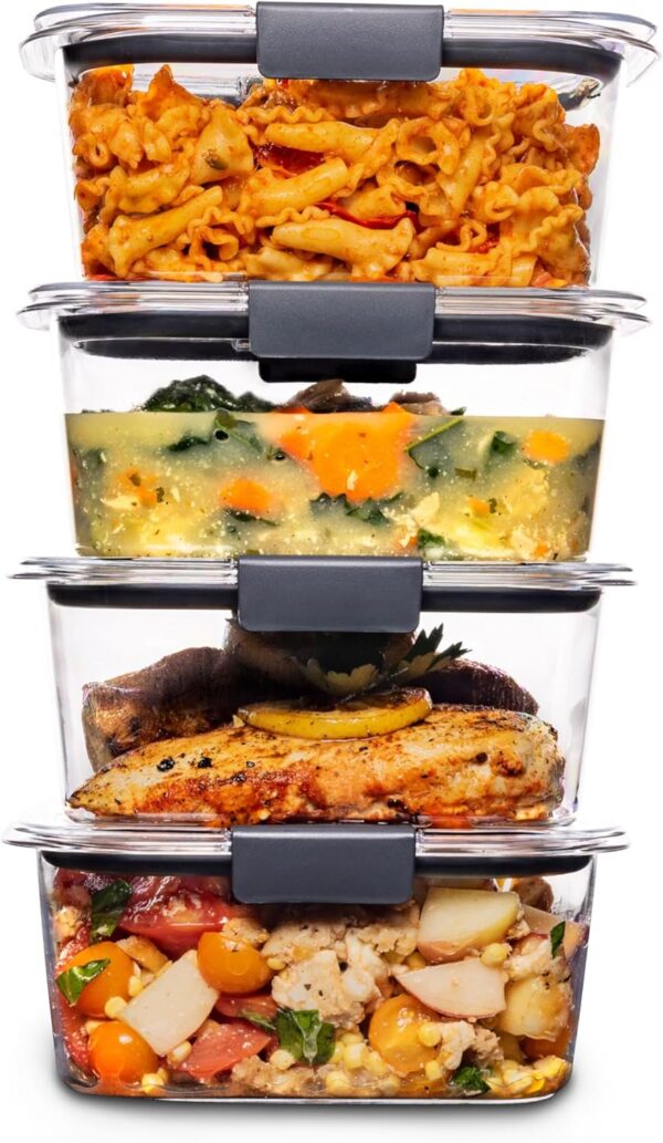 Rubbermaid Brilliance BPA Fre e Airtight Food Storage Containers with Lids