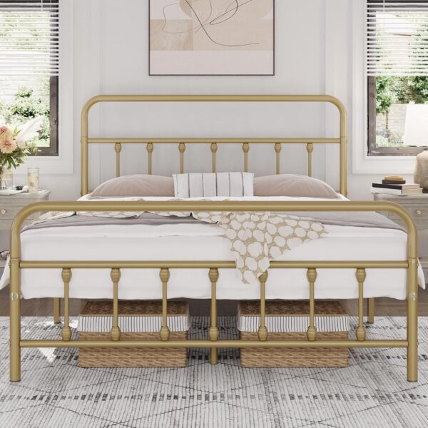 Yaheetech Classic Metal Platform Bed Frame Mattress Foundation
