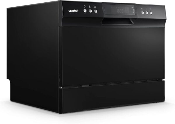COMFEE’ Countertop Dishwasher, Energy Star Portable Dishwasher, 6 Place Settings & 8 Washing Programs - Image 2