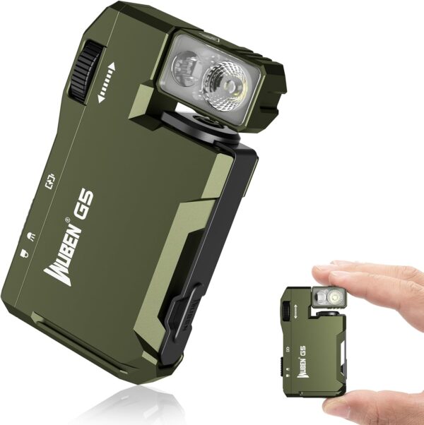 WUBEN G5 Rechargeable EDC Flashlight, Powerful RGB Flashights