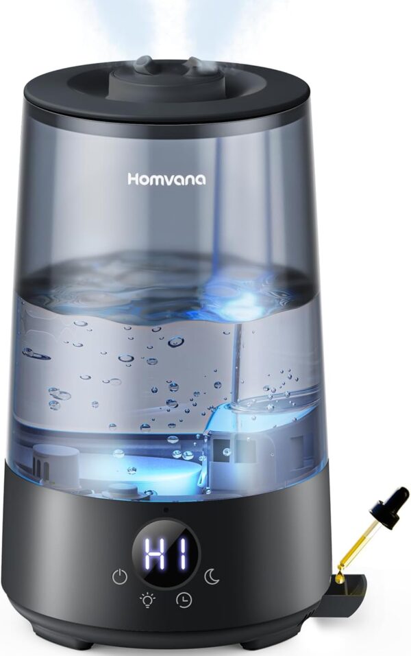 Homvana 3.6L Cool Mist Humidifiers for Bedroom, Large Room, Home