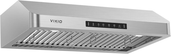 Range Hood 30 Inch Under Cabinet, Kitchen Hood with 980 CFM, 3-Speed Gesture Sensing & Touch Control Panel