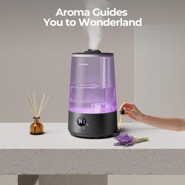 Homvana 3.6L Cool Mist Humidifiers for Bedroom, Large Room, Home - Image 3