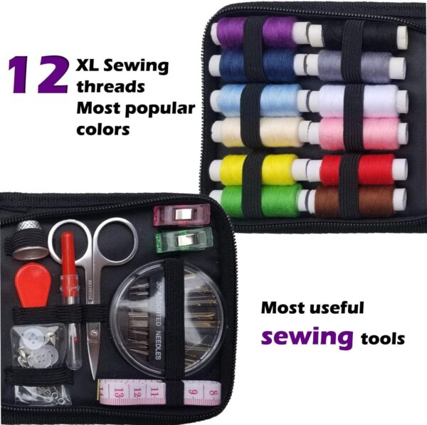ARTIKA Travel Sewing Kit, 59-Piece Portable Kit for Travel - Image 3