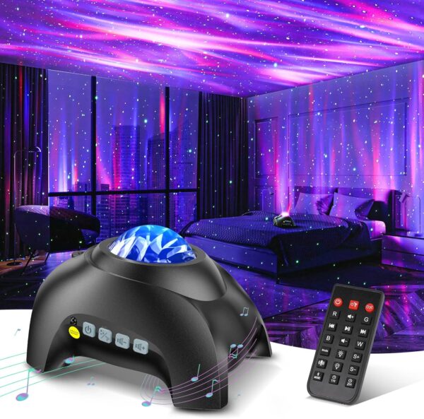 Northern Galaxy Light Aurora Projector with 33 Light Effects, LED Star Projector for Bedroom