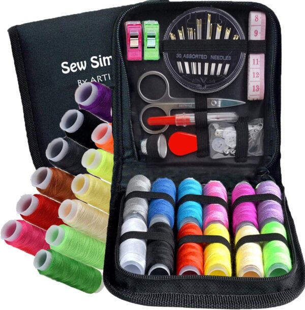 ARTIKA Travel Sewing Kit, 59-Piece Portable Kit for Travel - Image 2